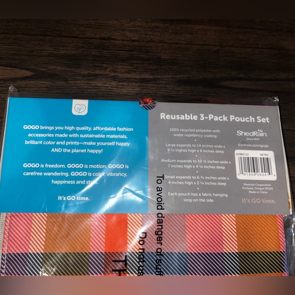 Reusable 3-Pack Pouch Set - Picture 5 of 5